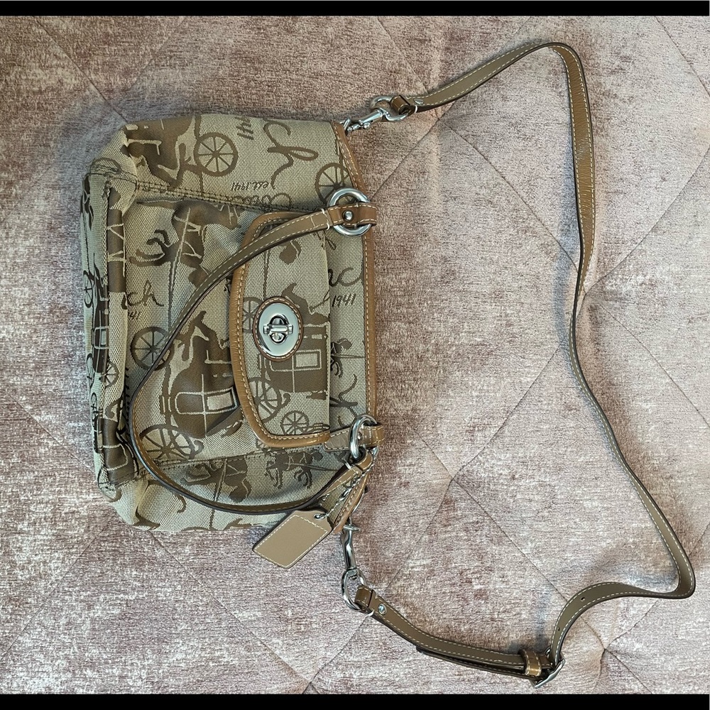 Coach Horse Carriage “Leah” in brown